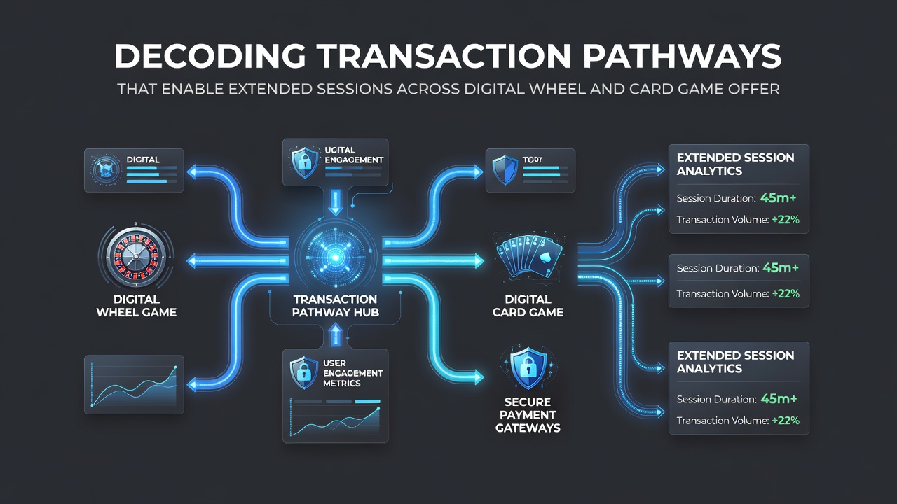 Secure payment flow diagram for extended gaming sessions in card and wheel games